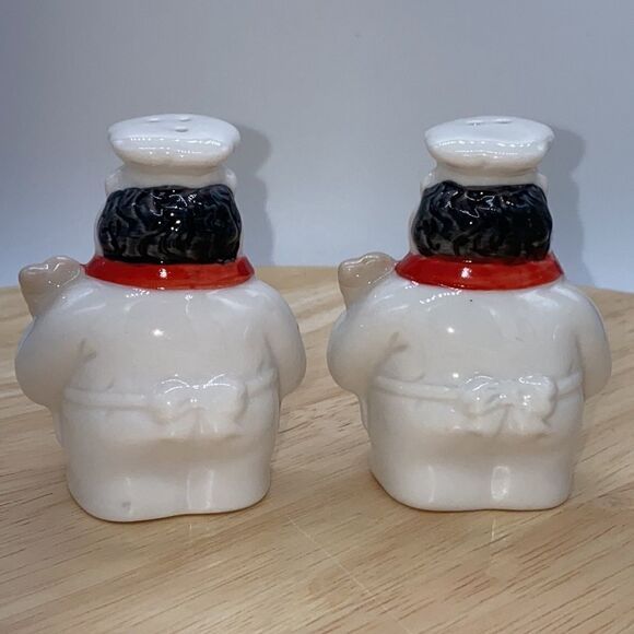 Chef Pierre Italian Salt and Pepper Shakers Ceramic - Picture 3 of 6